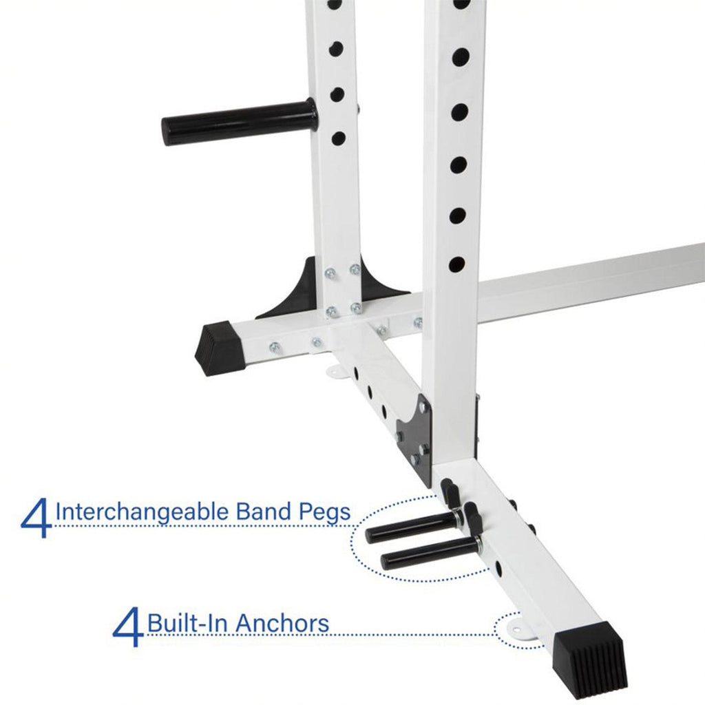 Body Power SMU6200 Weightlifting Deluxe Home Power Rack CaSystem