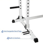 Body Power SMU6200 Weightlifting Deluxe Home Power Rack CaSystem
