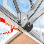 Silverback SBX 54" In-Ground Basketball Hoop with Adjustable-Height Backboard