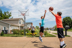 Silverback SBX 54" In-Ground Basketball Hoop with Adjustable-Height Backboard