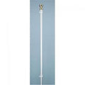 Annin Flagmakers 166 Carton of six 5 ft. 1 Piece White Spinning Flagpoles with Ball