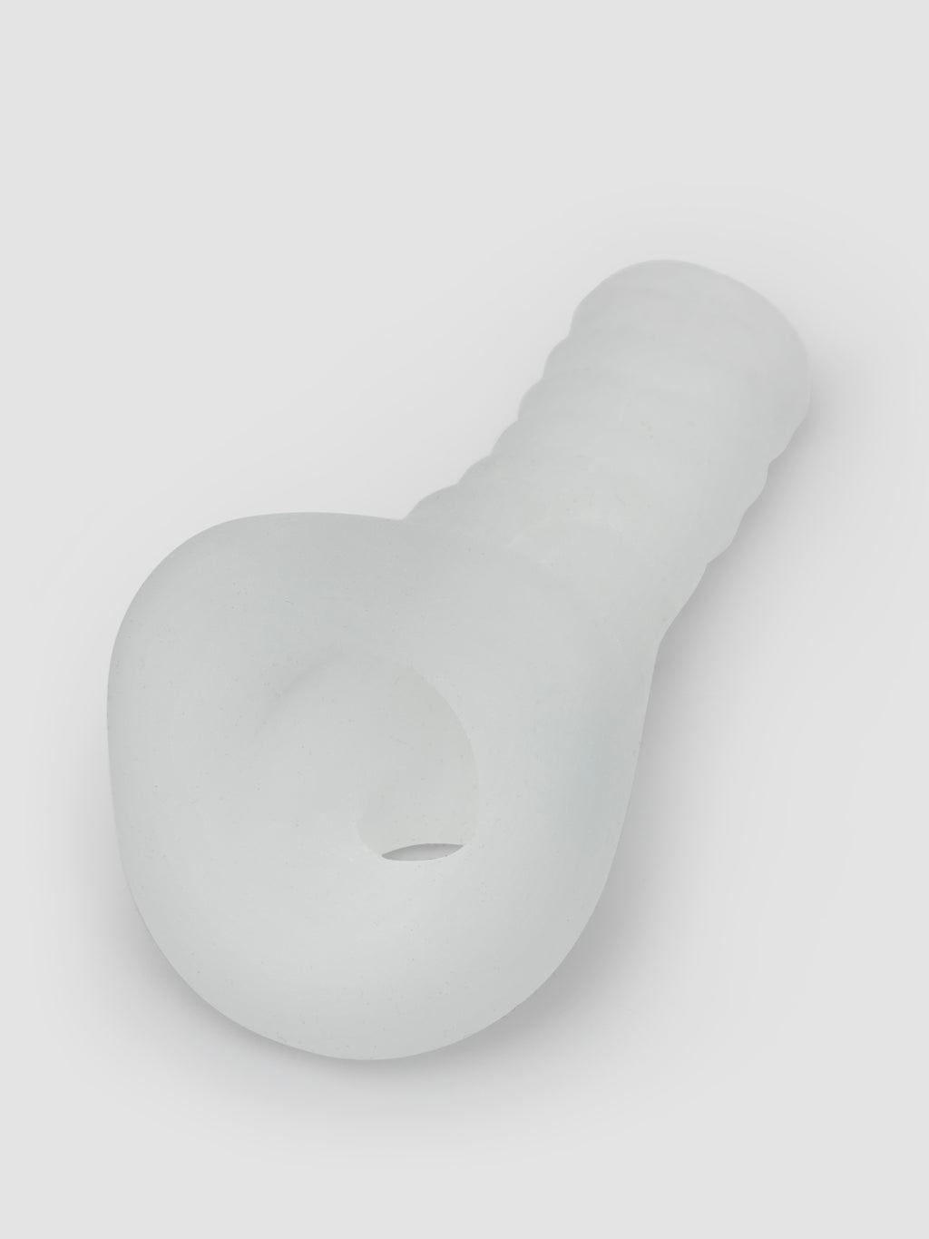 Perfect Fit 4 Inch Open Ended Penis Sleeve With Ball Loop, Clear