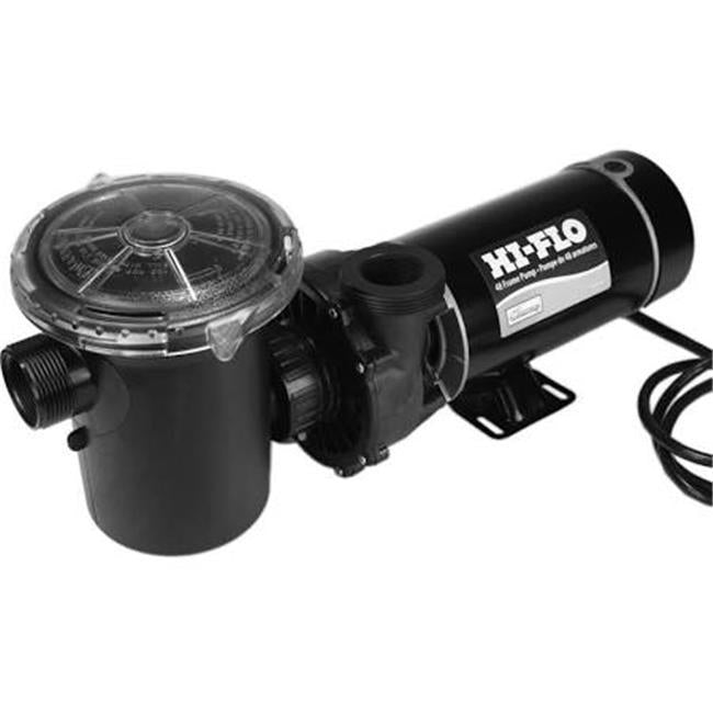 waterway plastics wwph11006r 115v 1 horsepower hi-flo pump, horizontal
