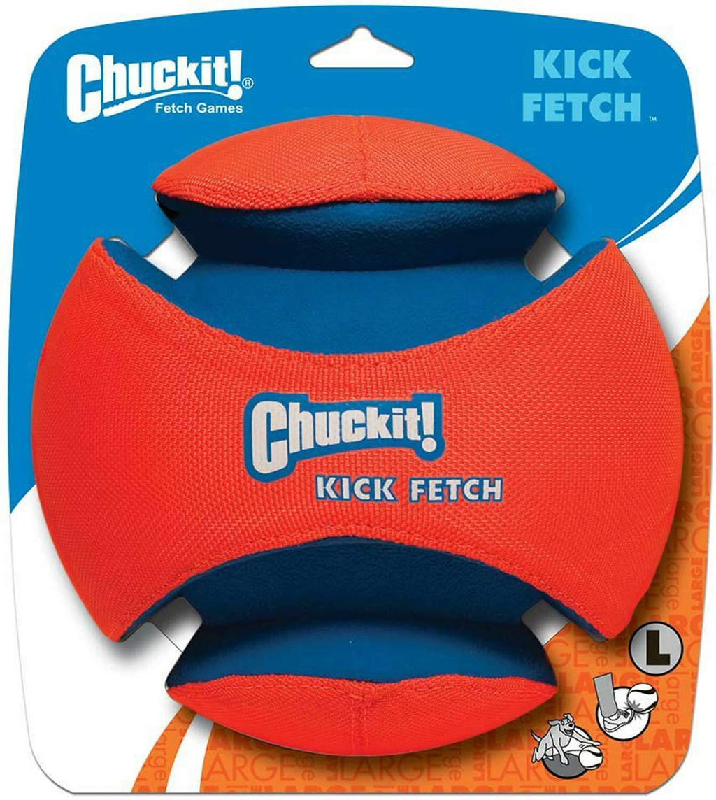 Chuckit Kick Fetch Dog Toy Ball, Large, 8 Pack