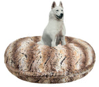 Bessie and Barnie Signature Simba Luxury Extra Plush  Fur Bagel Pet/Dog Bed (Multiple Sizes)