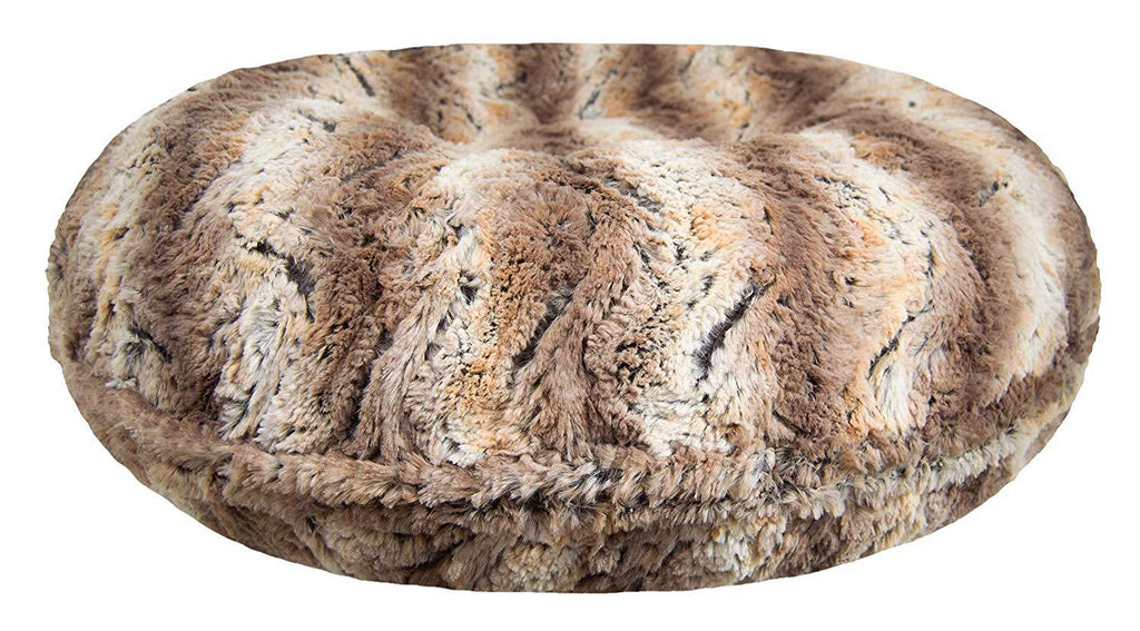 Bessie and Barnie Signature Simba Luxury Extra Plush  Fur Bagel Pet/Dog Bed (Multiple Sizes)