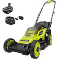 13 In. One+ 18-Volt Lithium-Ion Cordless Battery Walk Behind Push Lawn Mower - 4