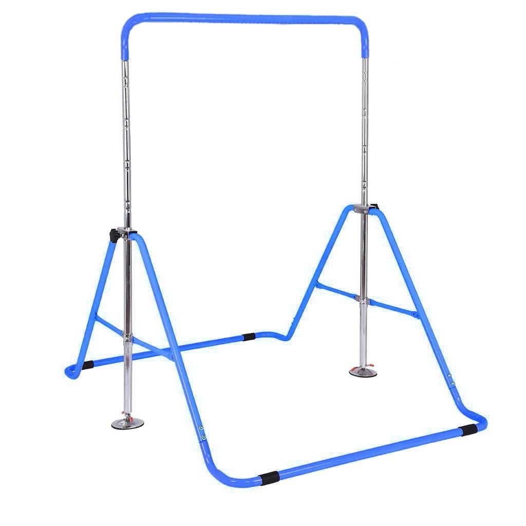 Children's indoor horizontal bar home pull-up blue
