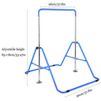 Children's indoor horizontal bar home pull-up blue