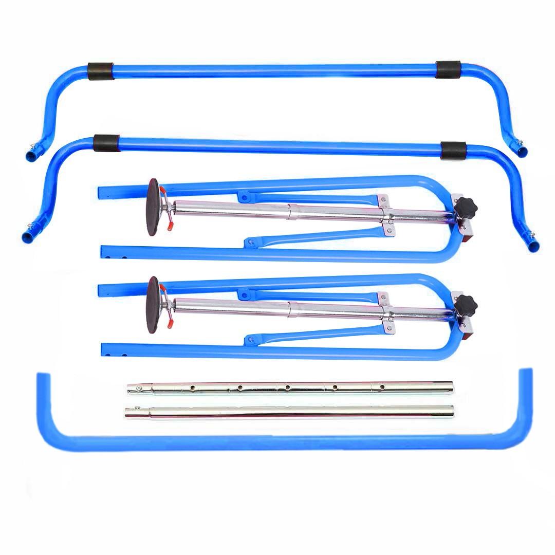 Children's indoor horizontal bar home pull-up blue