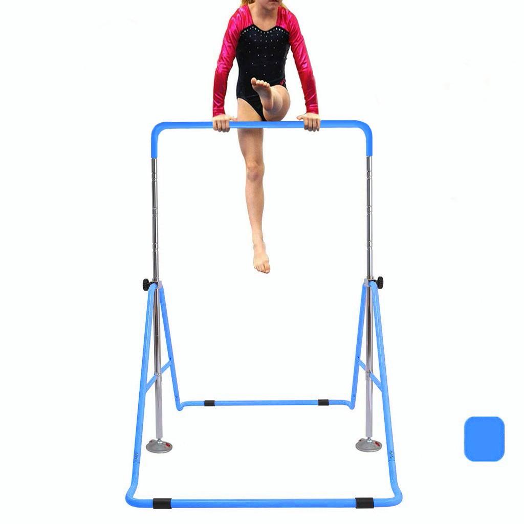 Children's indoor horizontal bar home pull-up blue