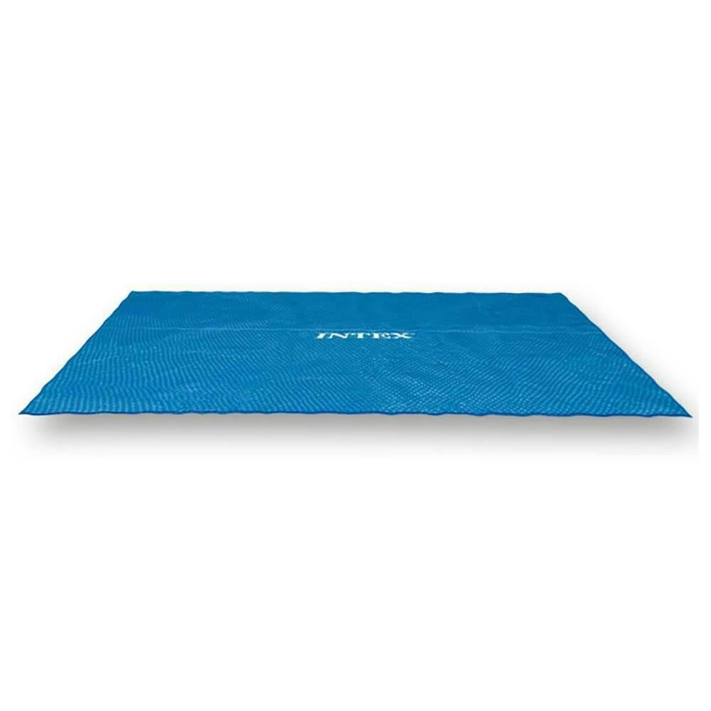 intex 9 x 18 foot rectangular solar frame set swimming pool cover (2 pack)