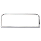 One-Piece Round Top Model T Windshield for Angled Posts, 14 x 39 Inch