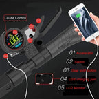 CUISIDIAO Scooter Universal Electric Portable E-Charged 10 inch Wheel, Foldable seat and Foldable Pedal, Suitable for Adults and Teens (Color : 31to37miles)