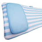 Magic Time International No Inflate Sun Bed Single Person Water Lounger Pool and Lake Float with Pillow Headrest &amp; Removable