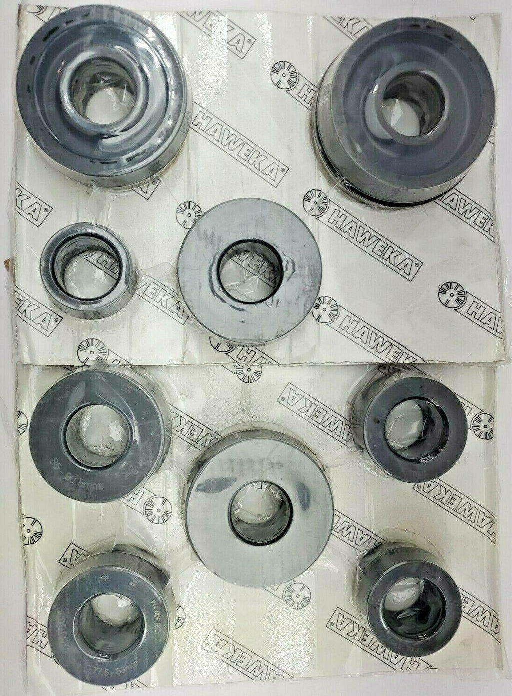 HAWEKA Low Taper Collet set Low-taper centering,SET OF 9 PZ.