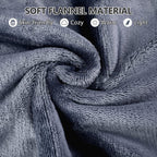Electric Heated Blanket Queen Size, Extremely Soft Cozy Flannel Heating Blanket with Dual Controllers, 10 Heating Levels &amp; 8 Hours Auto-Off, Fast Heating &amp; Machine Washable, 84" x 90"