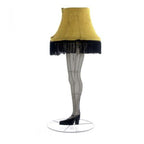 28" Yellow and Black 3D Leg Lamp Lighted Yard Art Christmas Decoration