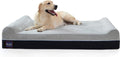 Laifug Orthopedic Memory Foam Extra LarDog Bed Pillow with Durable Water Proof Liner &amp; Removable Washable Cover &amp; Smart
