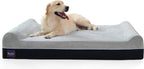 Laifug Orthopedic Memory Foam Extra LarDog Bed Pillow with Durable Water Proof Liner &amp; Removable Washable Cover &amp; Smart