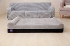 Laifug Orthopedic Memory Foam Extra LarDog Bed Pillow with Durable Water Proof Liner &amp; Removable Washable Cover &amp; Smart