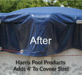 harris pool products 16-year winter covers for above ground round pools