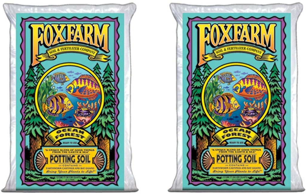 fox farm foxfarmocean2 foxfarm fx14000 1.5 ocean forest garden potting soil bags 6.3-6.8 ph | total 3 cubic ft, brown