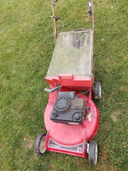 Vintage 1984 Rear Bagger 21" Variable Speed Push Mower For Collection Use