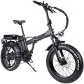 R RATTAN 750W 500W 20Inch Folding Electric Bike I-PAS 7 Speed 48V 13AH Removable Lithium Battery 4.0/3.0 All-Terrain Fat Tire 4.3" LCD Display Beach Commute Bicycle Couple Models E-Bike