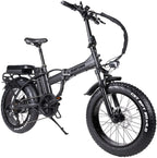 R RATTAN 750W 500W 20Inch Folding Electric Bike I-PAS 7 Speed 48V 13AH Removable Lithium Battery 4.0/3.0 All-Terrain Fat Tire 4.3" LCD Display Beach Commute Bicycle Couple Models E-Bike