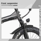 R RATTAN 750W 500W 20Inch Folding Electric Bike I-PAS 7 Speed 48V 13AH Removable Lithium Battery 4.0/3.0 All-Terrain Fat Tire 4.3" LCD Display Beach Commute Bicycle Couple Models E-Bike
