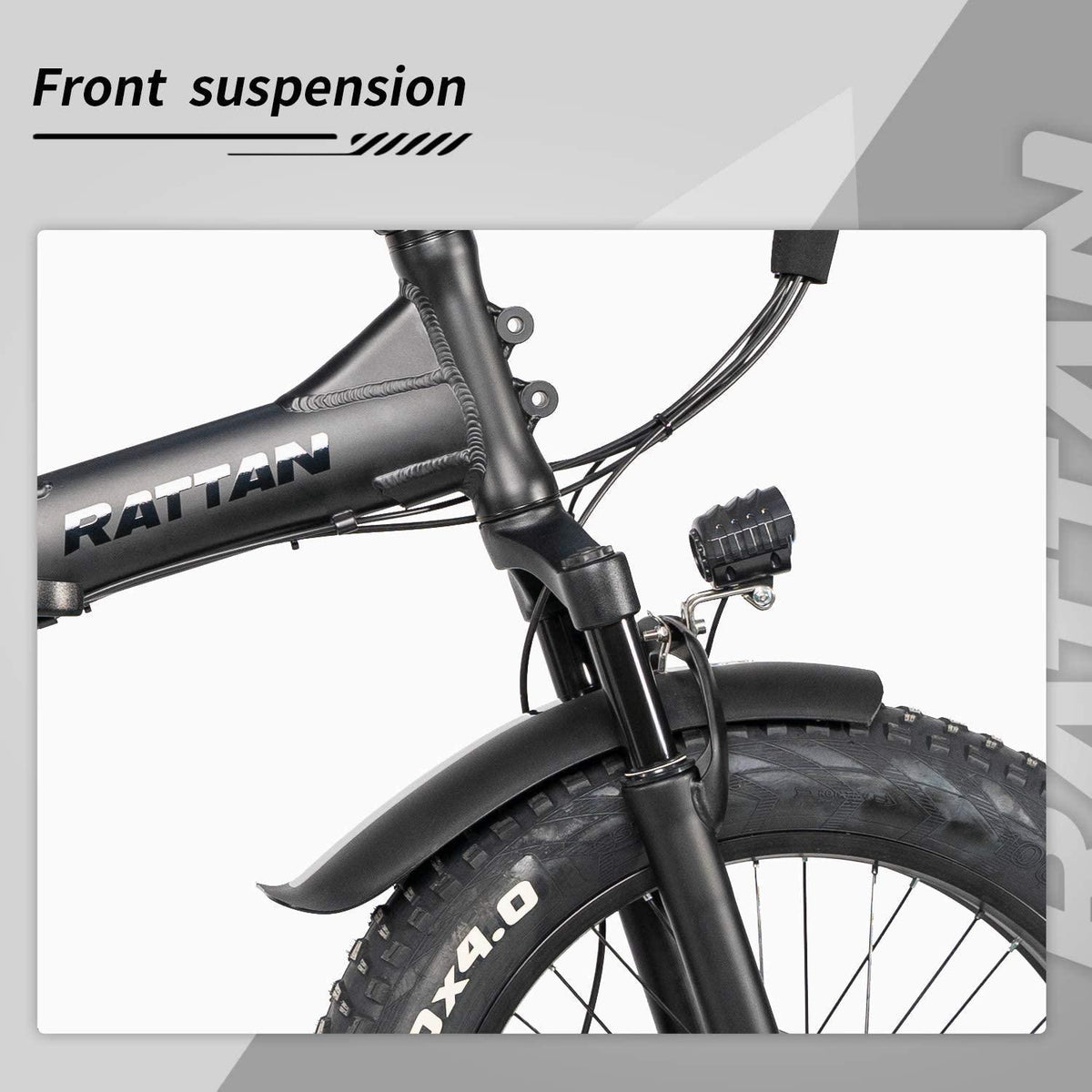 R RATTAN 750W 500W 20Inch Folding Electric Bike I-PAS 7 Speed 48V 13AH Removable Lithium Battery 4.0/3.0 All-Terrain Fat Tire 4.3" LCD Display Beach Commute Bicycle Couple Models E-Bike
