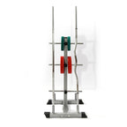 Olympic Weight Rack with Bar Holder for 2 Inch Barbell/Bumper Plates Heavy Duty Stand Black w/ 4 Bar Holder, Holds Up to 440 lbs