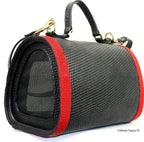 Becky Winston Red Leather Pet Carrier