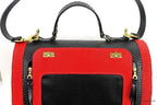Becky Winston Red Leather Pet Carrier