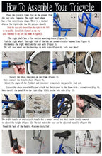 Areyourshop Adult Folding Tricycle Bike Bicycle Portable Tricycle 20" Wheels
