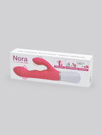 Lovense Nora App Controlled Rechargeable Rotating Rabbit Vibrator, Pink