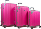 Kingsley Generation 3-Piece Hardside Spinner Luggage Set, Pink