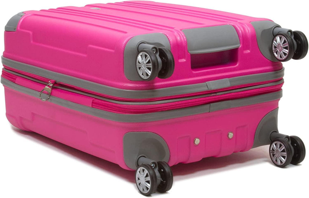 Kingsley Generation 3-Piece Hardside Spinner Luggage Set, Pink