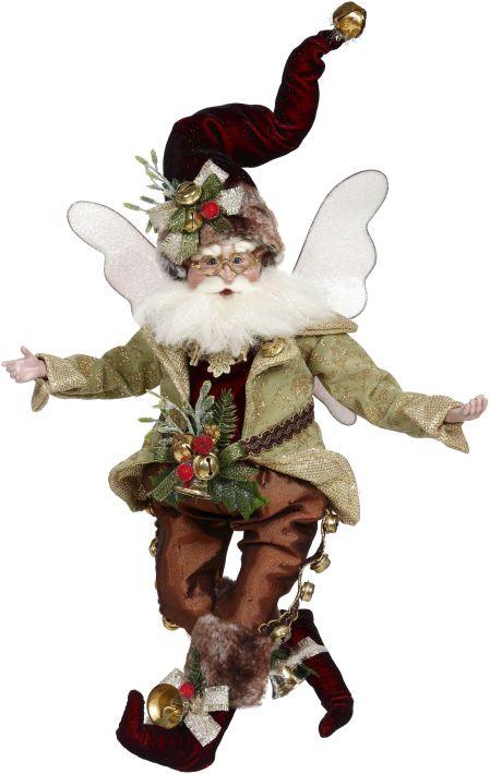 18" Green and Brown Jingles Christmas Fairy - Medium