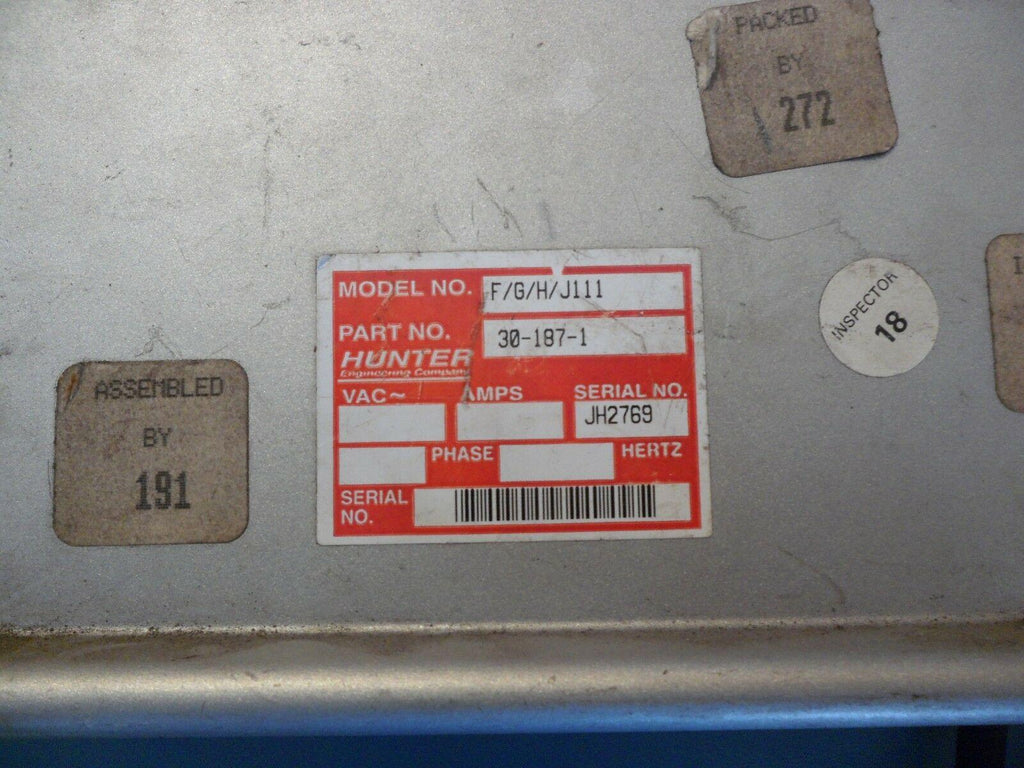 HUNTER REMOTE CONTROL INDICATOR FOR F/G/H/J111 ALIGNMENT MACHINES 30-187-1
