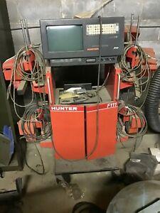 Hunter F111 alignment machine.
