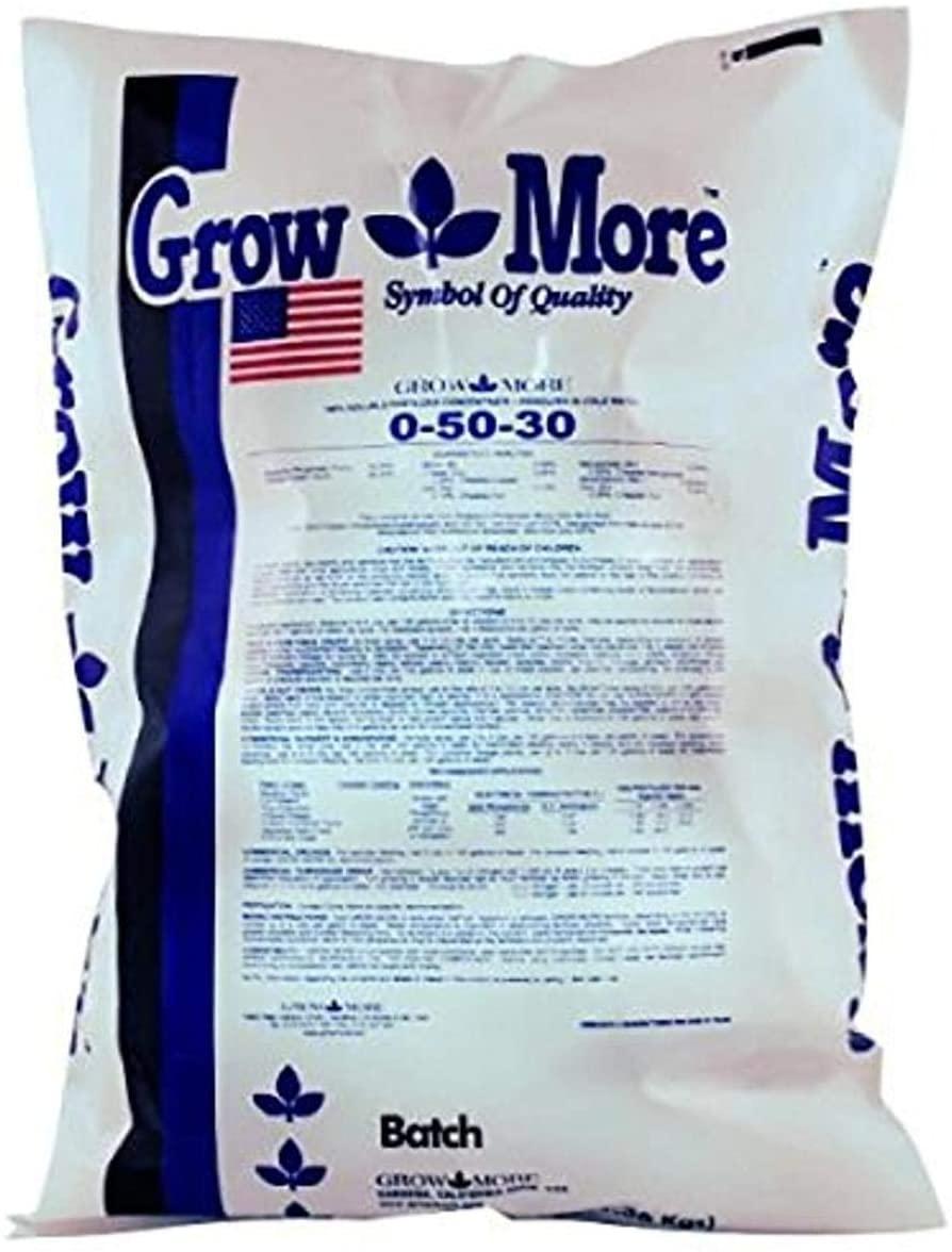 grow more 5088 water soluble fertilizer 0-50-30, 25 pounds, 25 lb