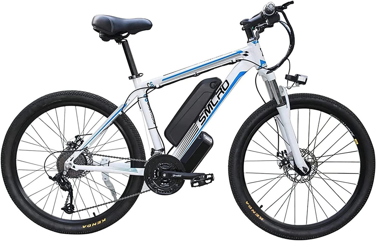 26" Sporty Electric Mountain Bike for Adults 500W Electric Bicycles with 48V/13Ah Battery, 21-Speed Gears and LCD Display for Mountain, Road(8-10 Day delivery)