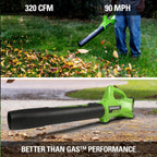 48V (24V x 2) High - Performance Cordless Yard Tool Combo: 21" self propelled lawn mower, 12" Trimmer &amp; Blower, with 3 Batteries &amp; 2 Chargers