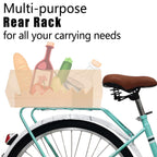 Outh/Adult Beach Cruiser Bike, 26-Inch Wheels, 7-Speeds