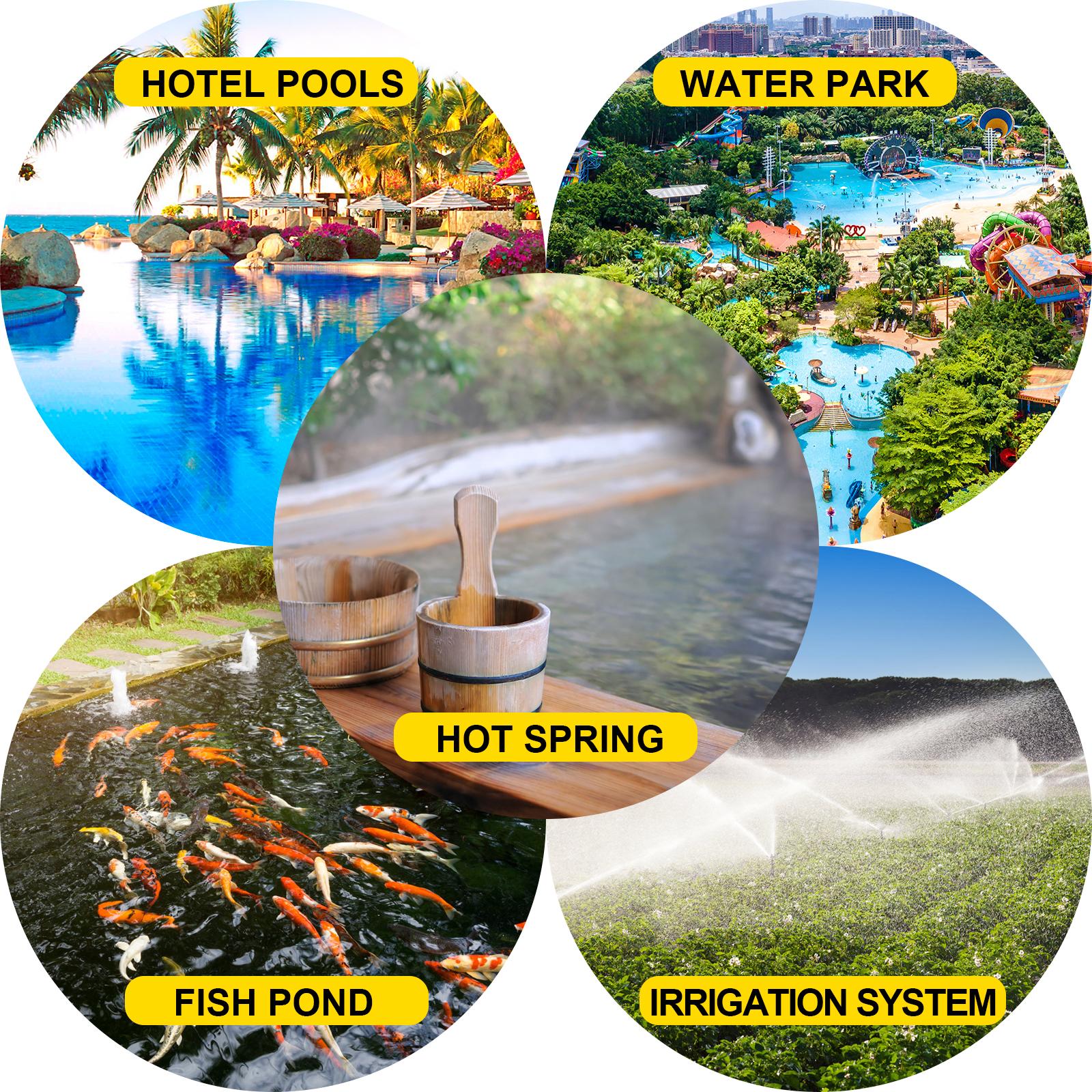 vevor pool pump in ground 72vdc swimming pool pump 92gpm solar water pump with mppt controller in ground swimming pool pump with strainer basket brushless motor suitable for salt water water park