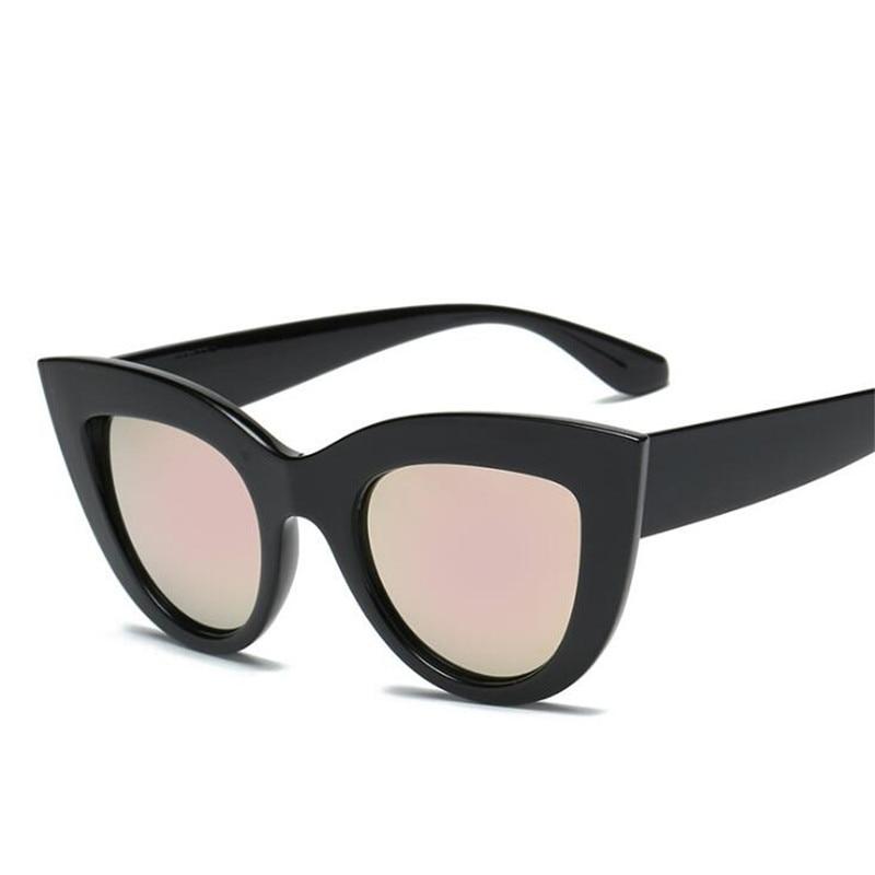 Retro Thick Frame Cat Eye Sunglasses