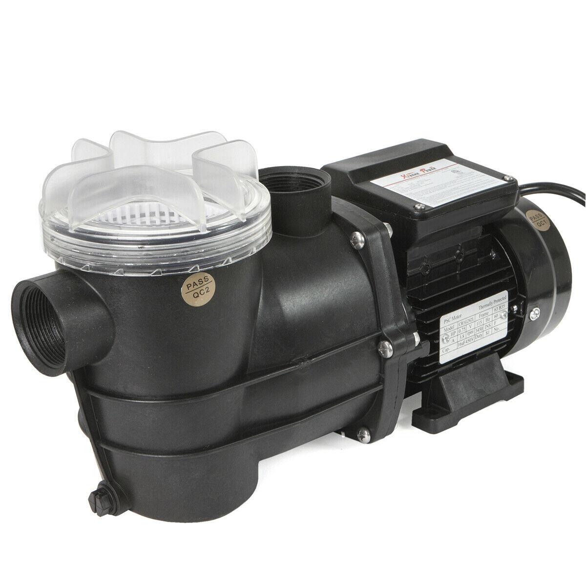 bundle set 12" sand filter with 3/4 hp pool pump above ground swimming 2400gph