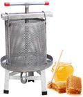 honey presser beeswax extractor beekeeping machine stainless steel household manual honey press extractor beekeeping tool for wine honey and juice making (201 stainless steel)